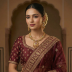 Gold Plated Heritage Necklace & Earrings Set